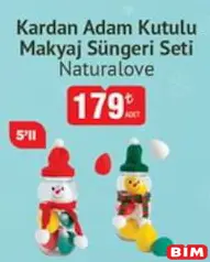 NATURALOVE KARDAN ADAM KUTULU MAKYAJ SÜNGERİ SETİ 5'Lİ fiyat ve kampanya bilgisi